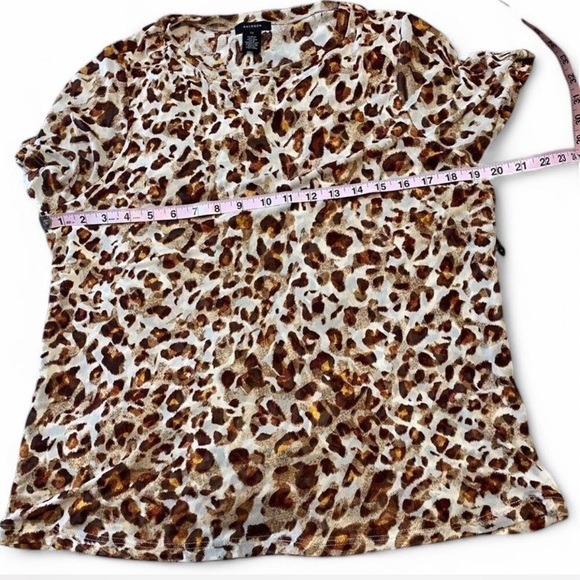 Mesh Leopard Print Top - Picture 11 of 12